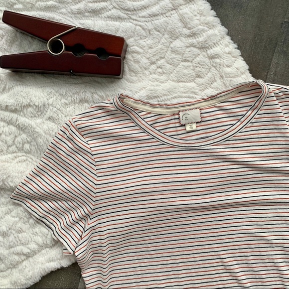 Anthropologie Tops - Anthro Postmark Thin Striped Tee